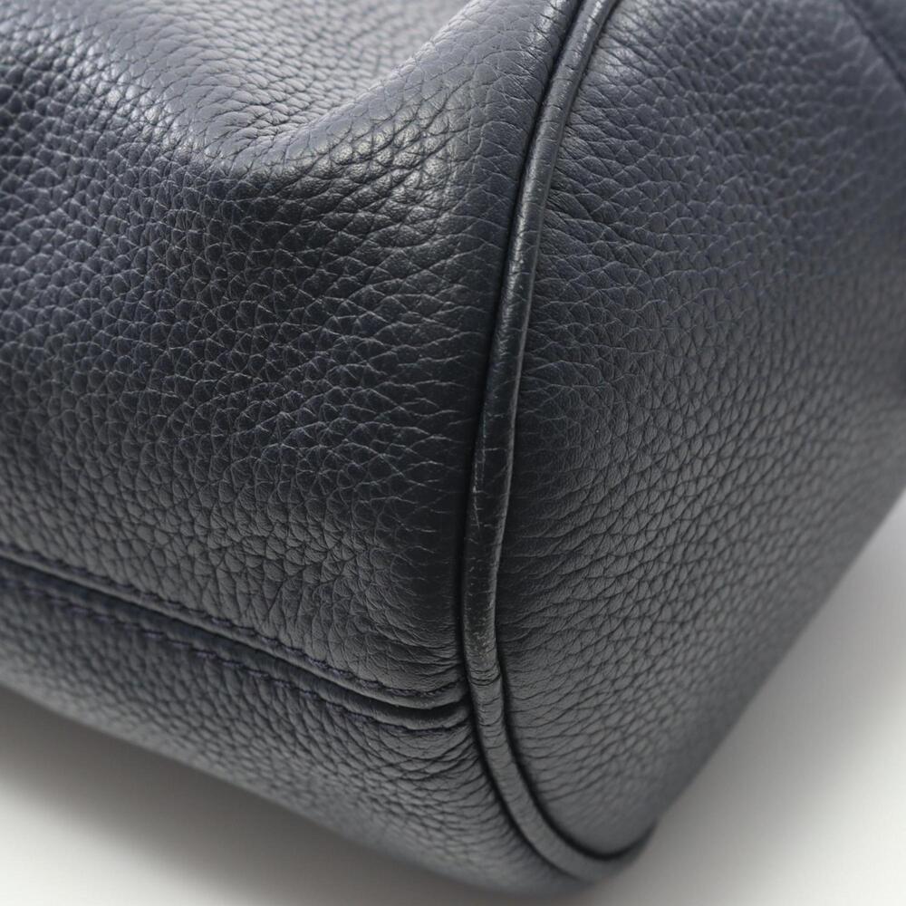 CHRISTIAN DIOR Blue Leather Shoulder Bag - Picture 7 of 9
